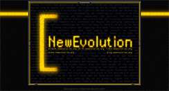 Desktop Screenshot of newevolution.org