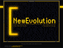 Tablet Screenshot of newevolution.org